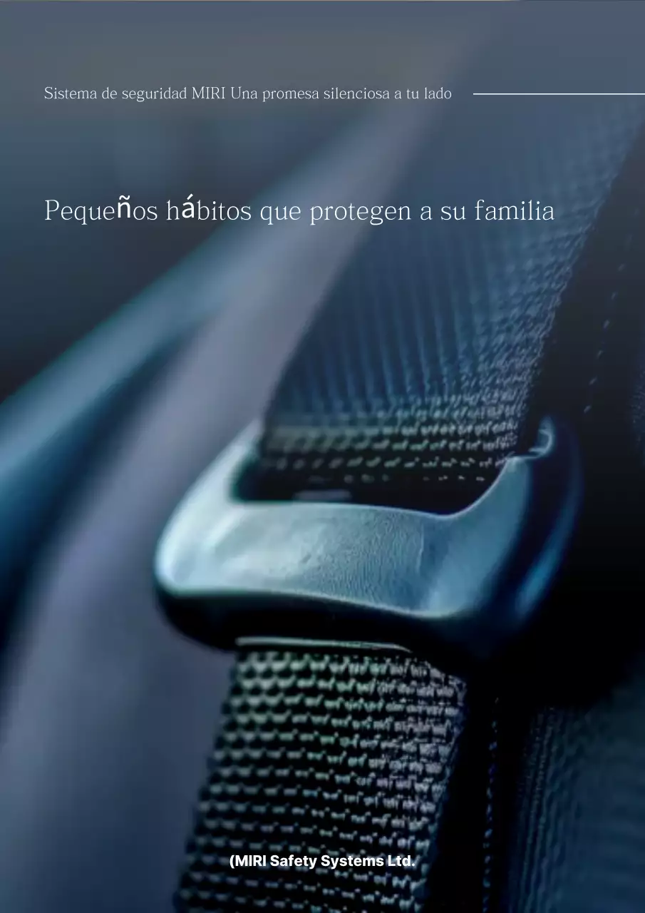 Campaña de seguridad moderna azul