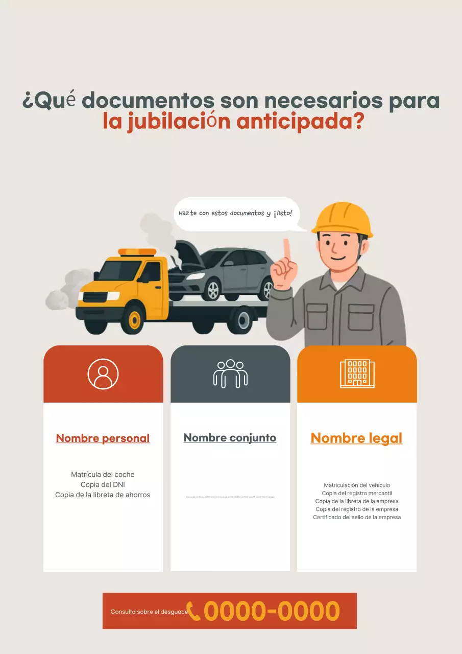 Transmisión de información básica del automóvil naranja