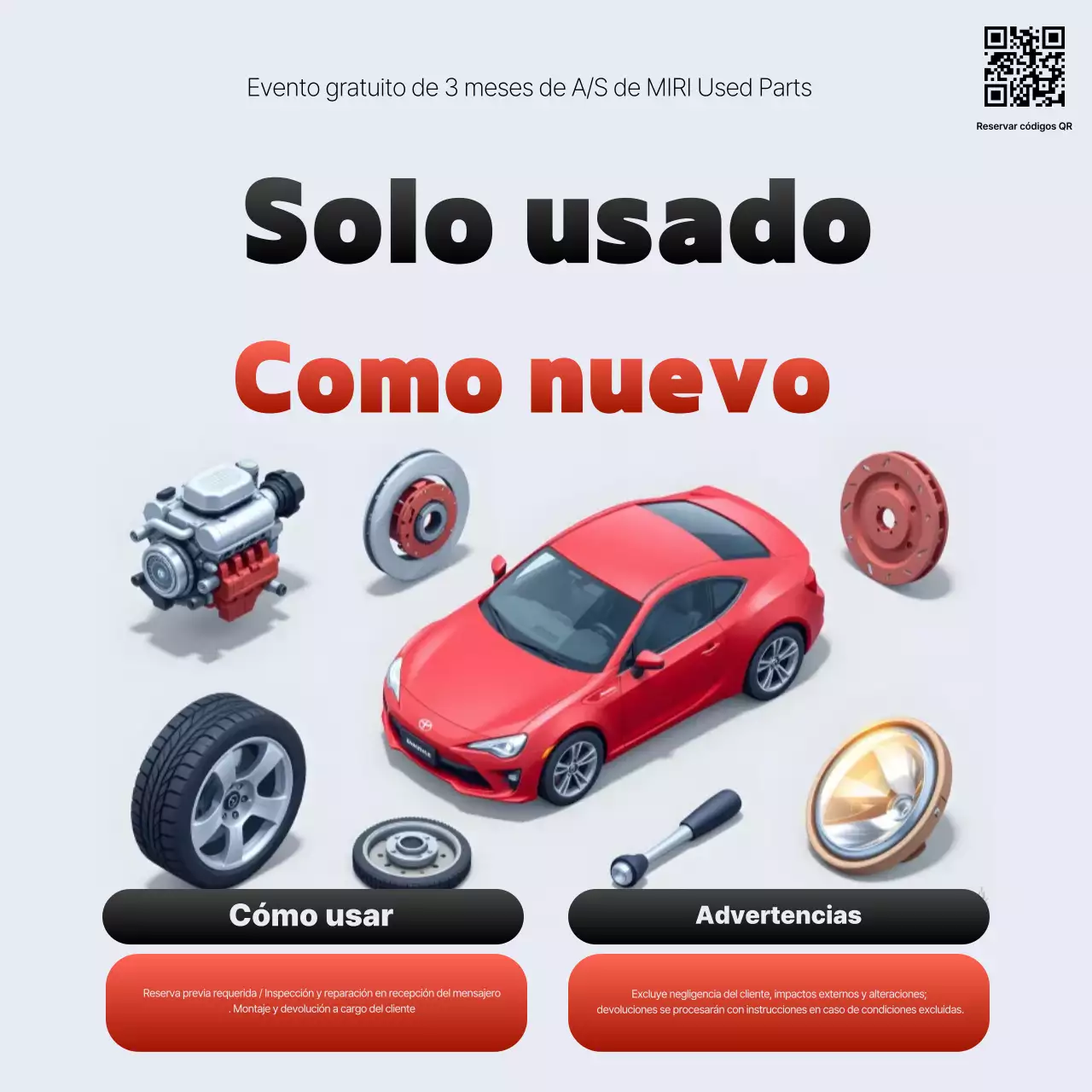 Evento de coches modernos rojos