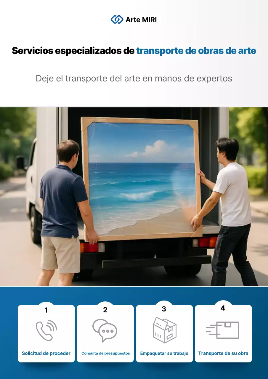 Anuncio de transporte de coches de arte moderno azul