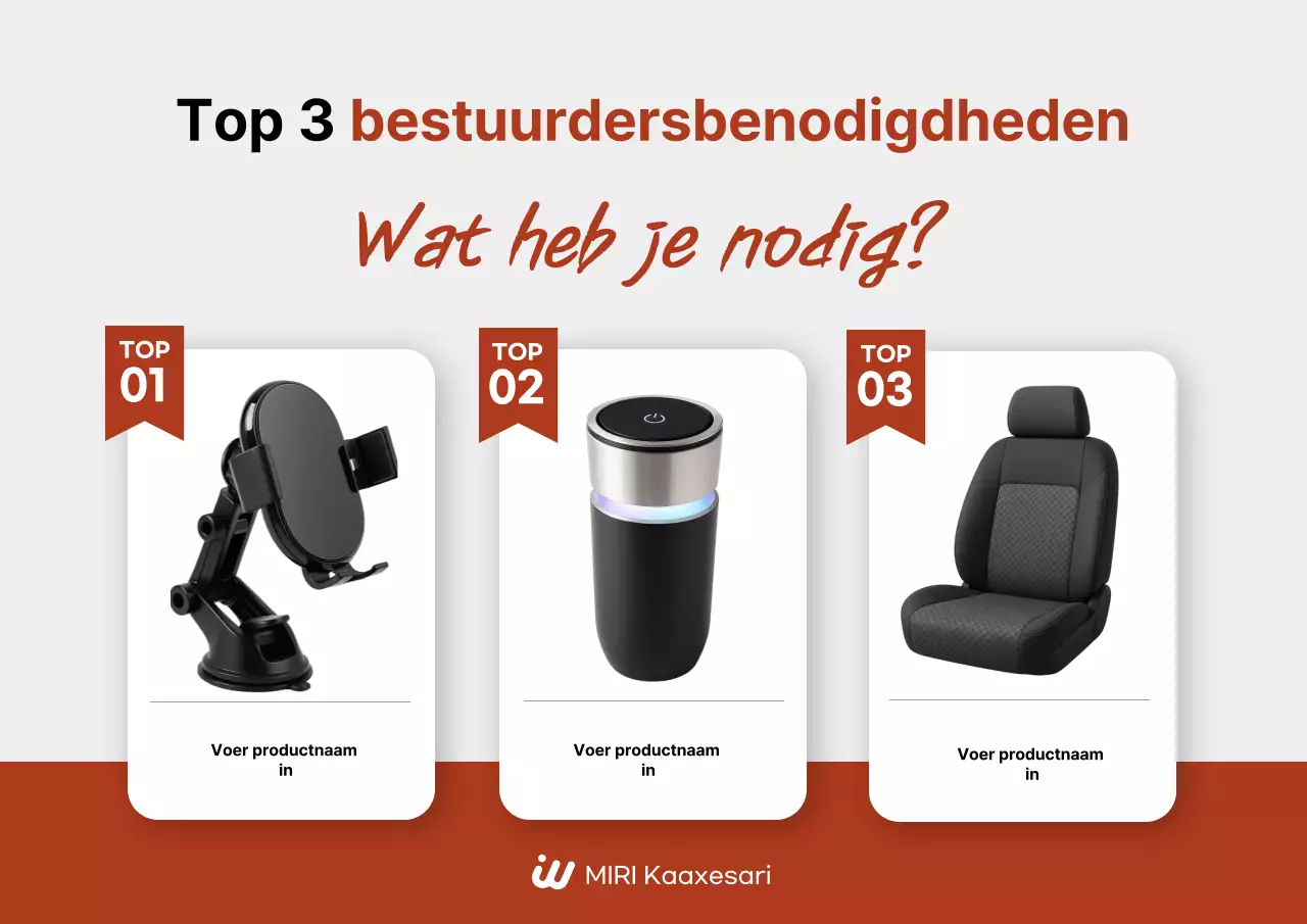 Promotie van grijze moderne autoproducten