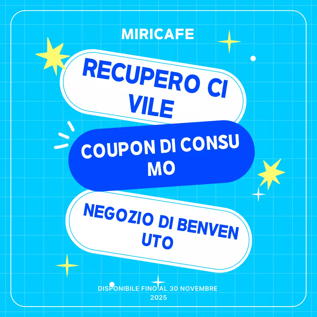 Buono sconto Blue Pop