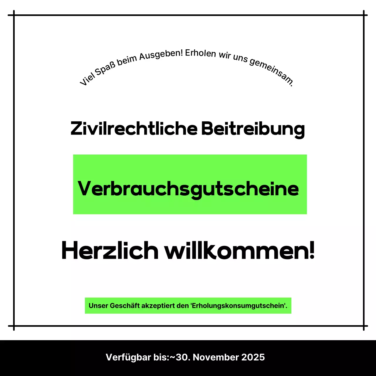 Gutscheinaktion für Green Modern Consumption