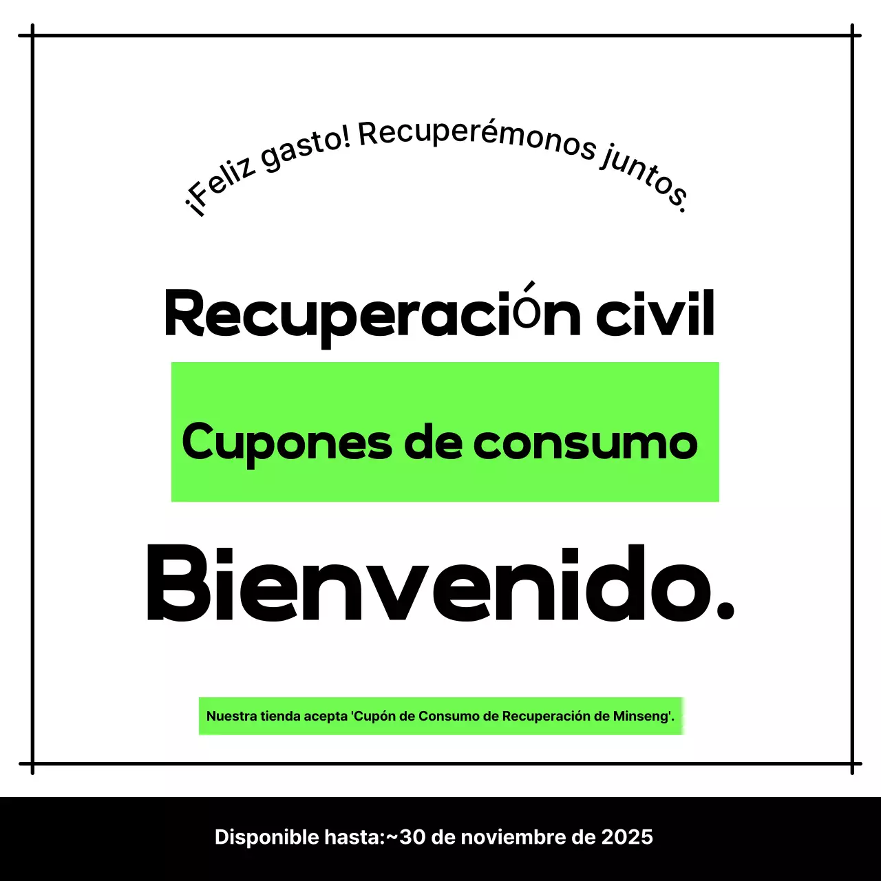 Promoción de cupones de consumo ecológico moderno