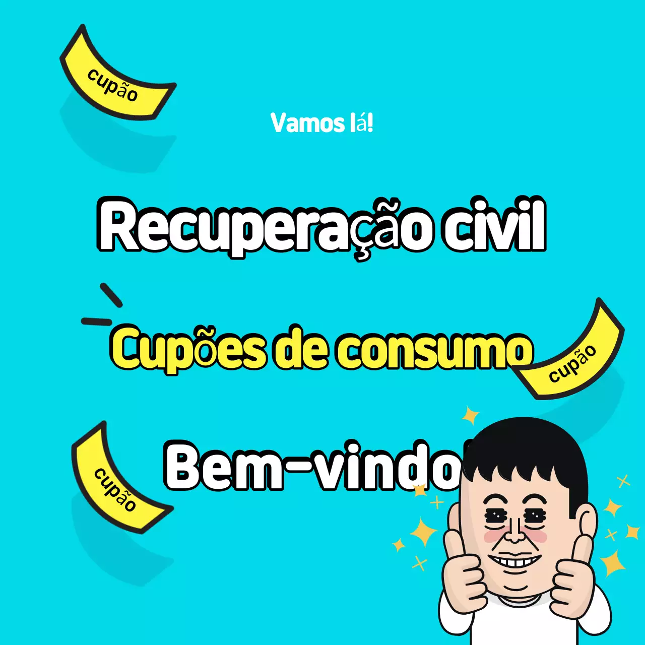 Cupom de Consumo de Suporte Sky Blue Pop Minseong