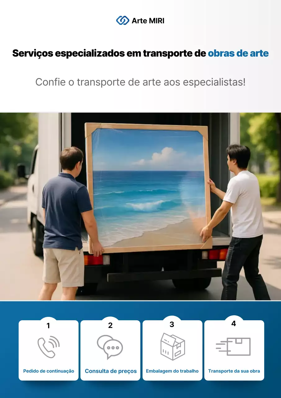 Anúncio de transporte de carro de arte moderna azul