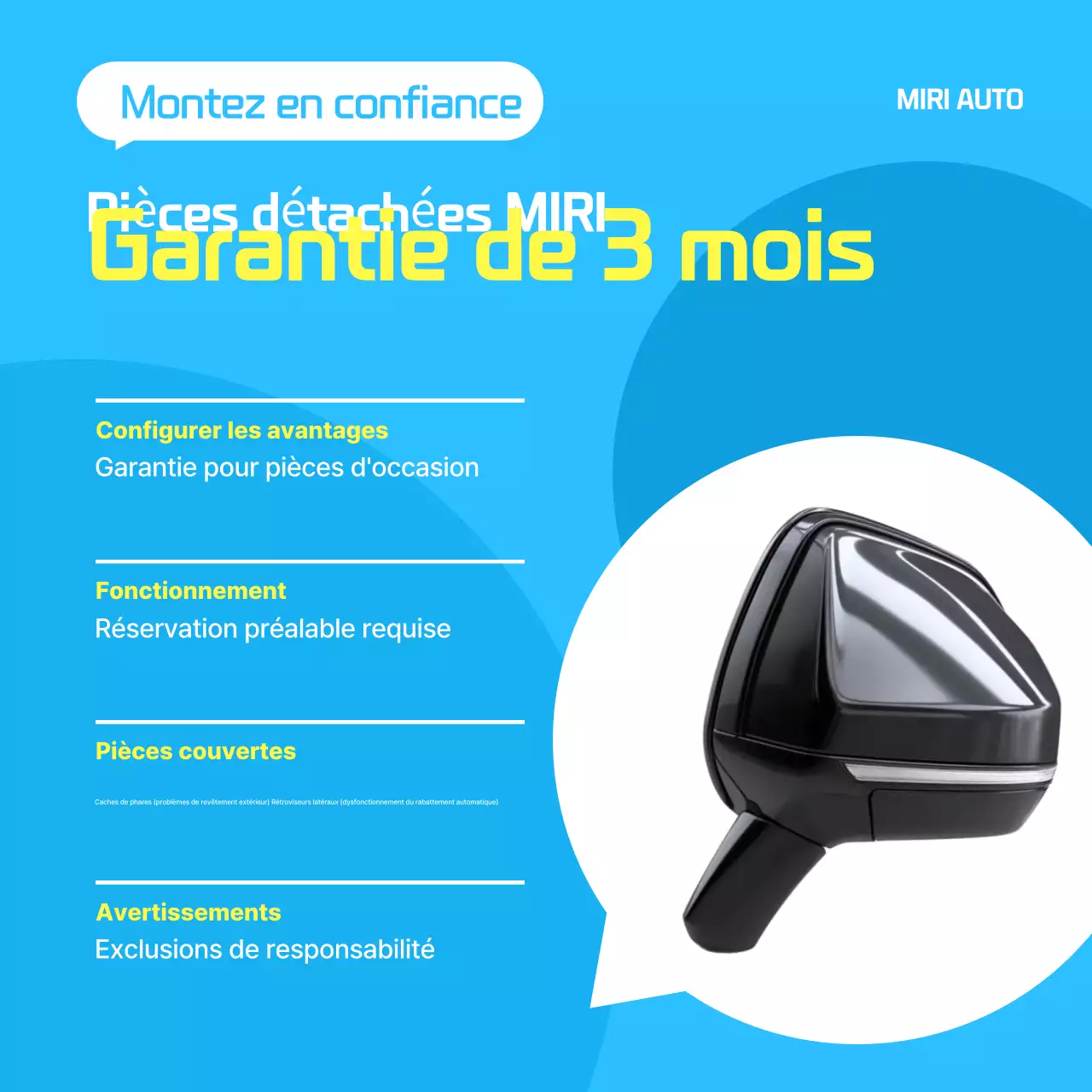 Guide de service de garantie Blue Modern