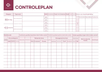 Beige Basis Managementplan Handleiding