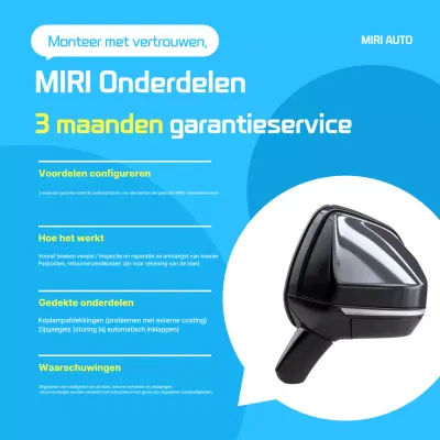 Blue Modern Garantie Servicegids