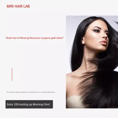 Korting op zwarte moderne haarverzorging