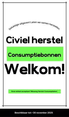 Groene, schone consumptiecoupongids