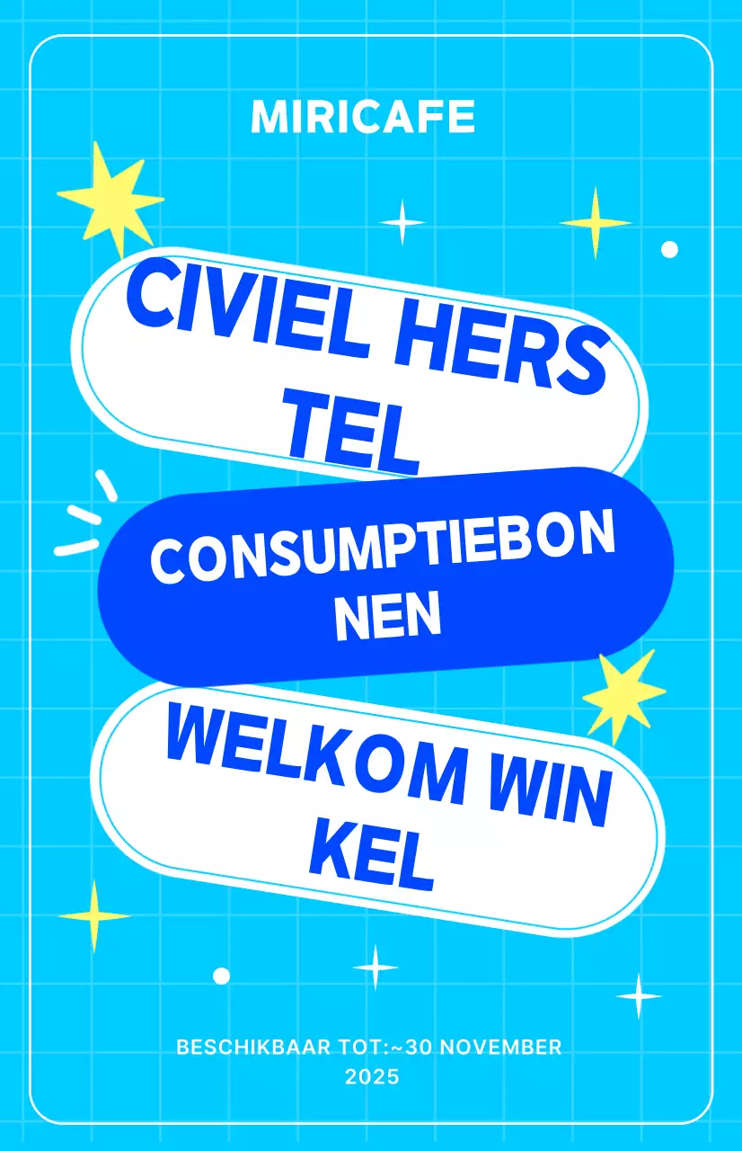 Hemelsblauwe moderne mensen levensonderhoud herstel consumptie coupon