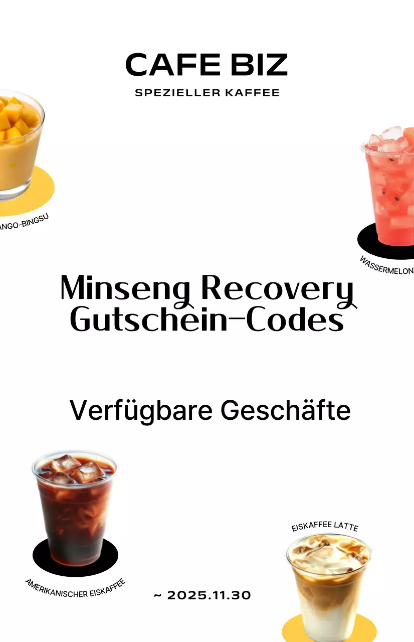 White Modern Cafe Konsumgutschein-Leitfaden