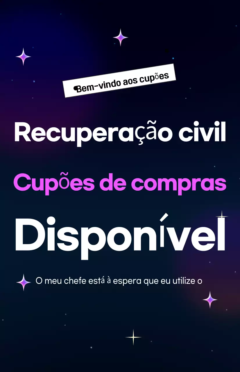 Guia de Cupons de Consumo Moderno Azul