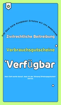 Sky Blue Simple Consumption Coupon-Leitfaden