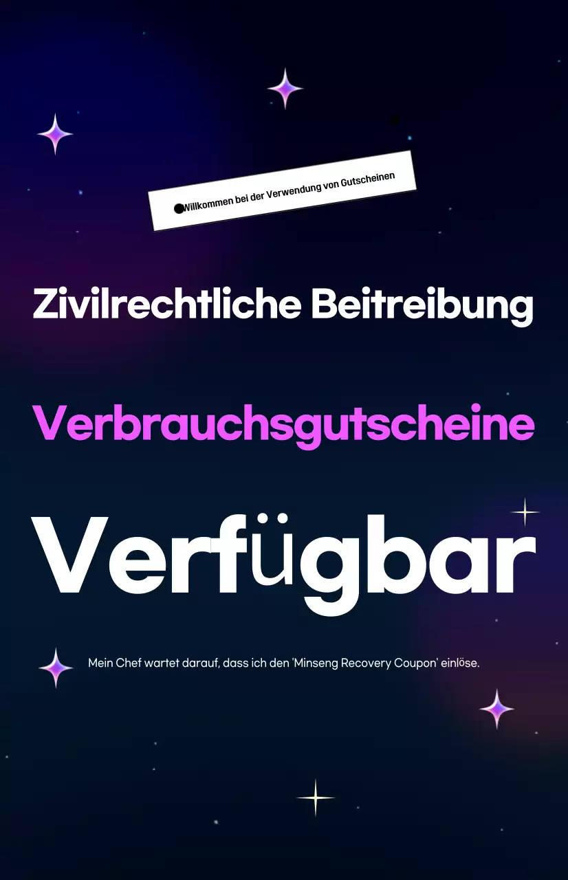 Blue Modern Consumption Coupon-Leitfaden