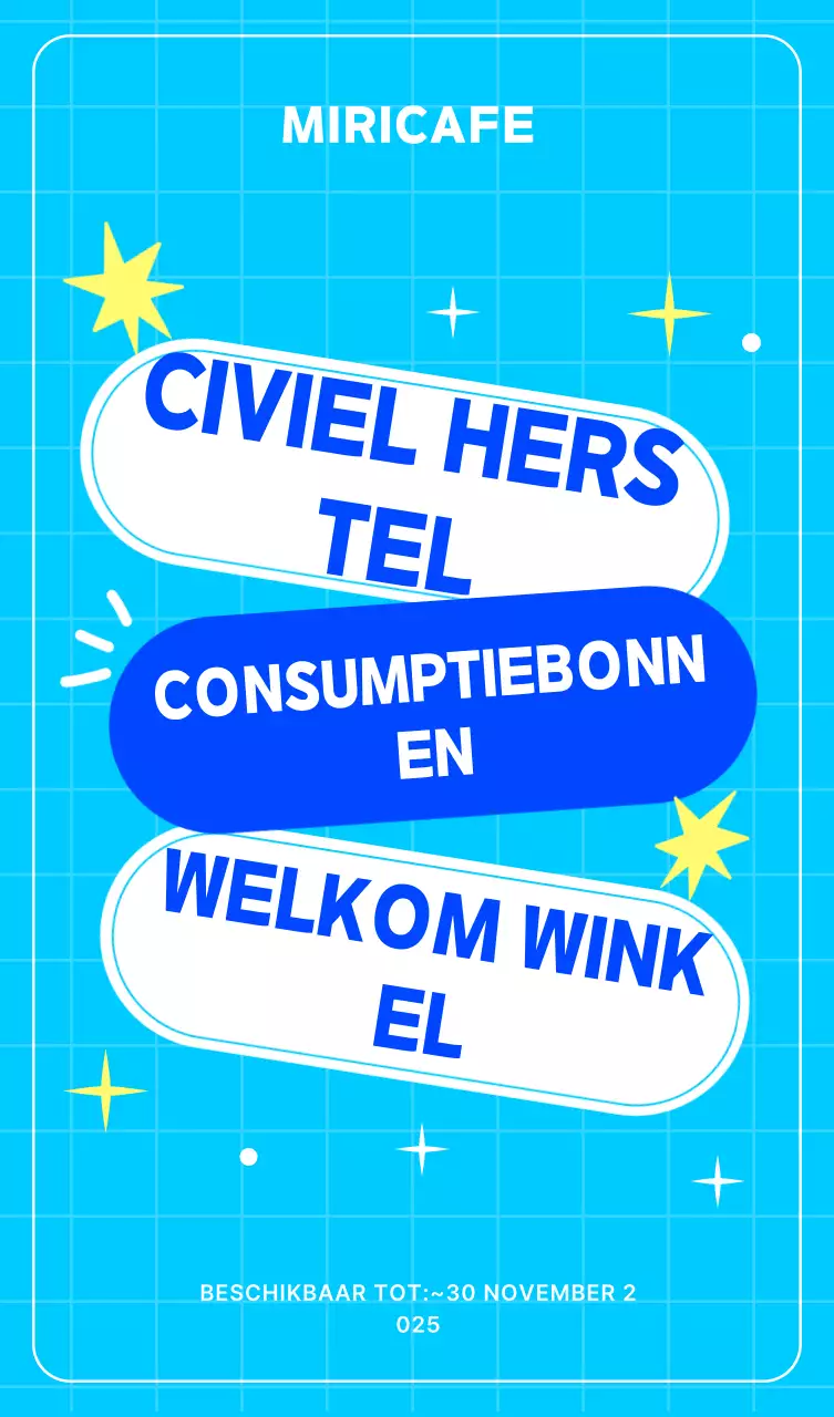 Sky Blue Pop Consumptie Coupon