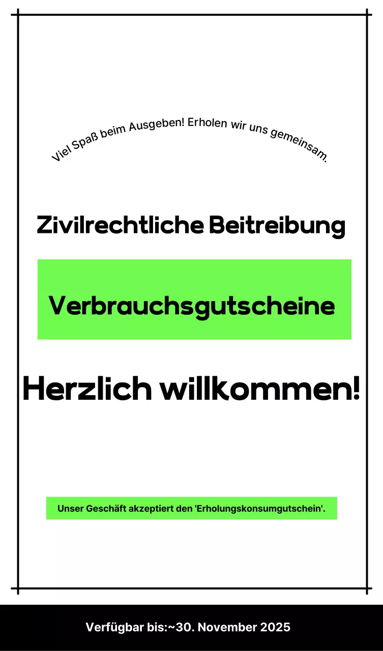 Gutscheinführer für Green Clean Consumption