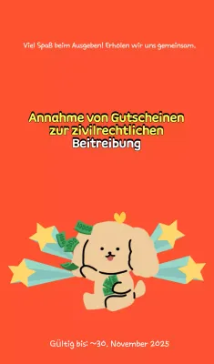 Leitfaden für Orange Cute-Konsumgutscheine