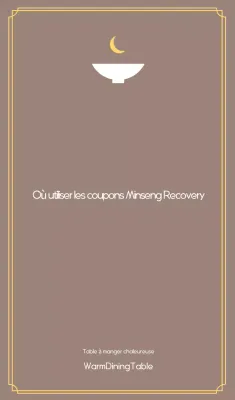 Coupon de consommation simple marron