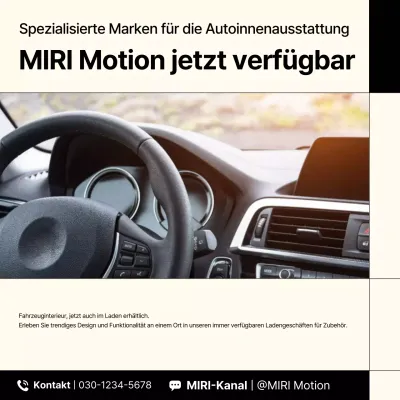 Beige Modern Car Store