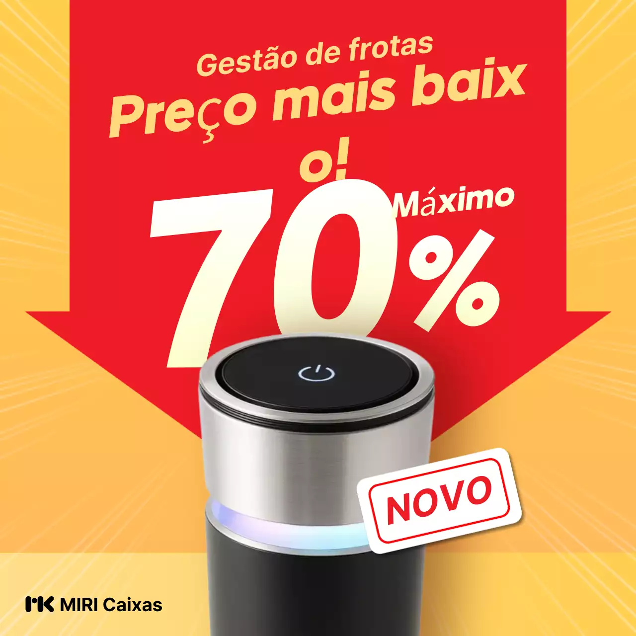 Desconto em Manutenção de Veículos com Destaque Amarelo