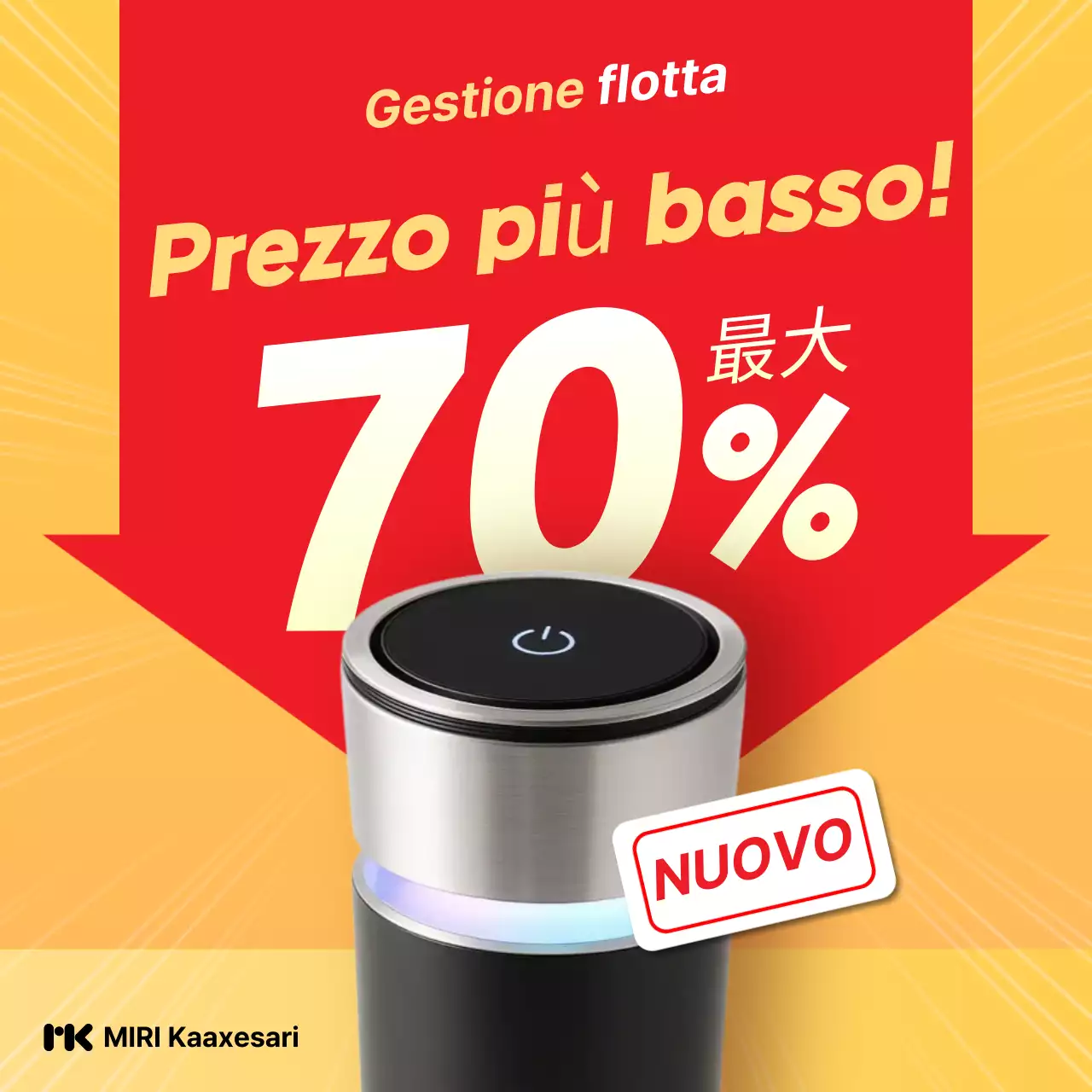 Sconto sulla manutenzione del veicolo evidenziato in giallo