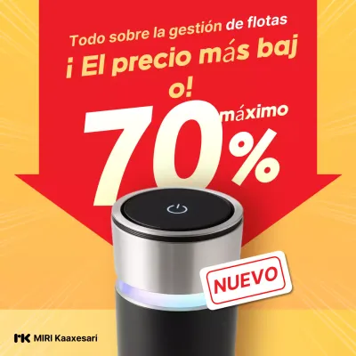 Descuento en mantenimiento de vehículos resaltado en amarillo