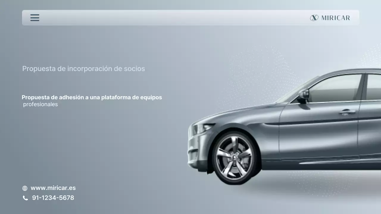 Propuesta de una elegante plataforma de mantenimiento profesional en plata