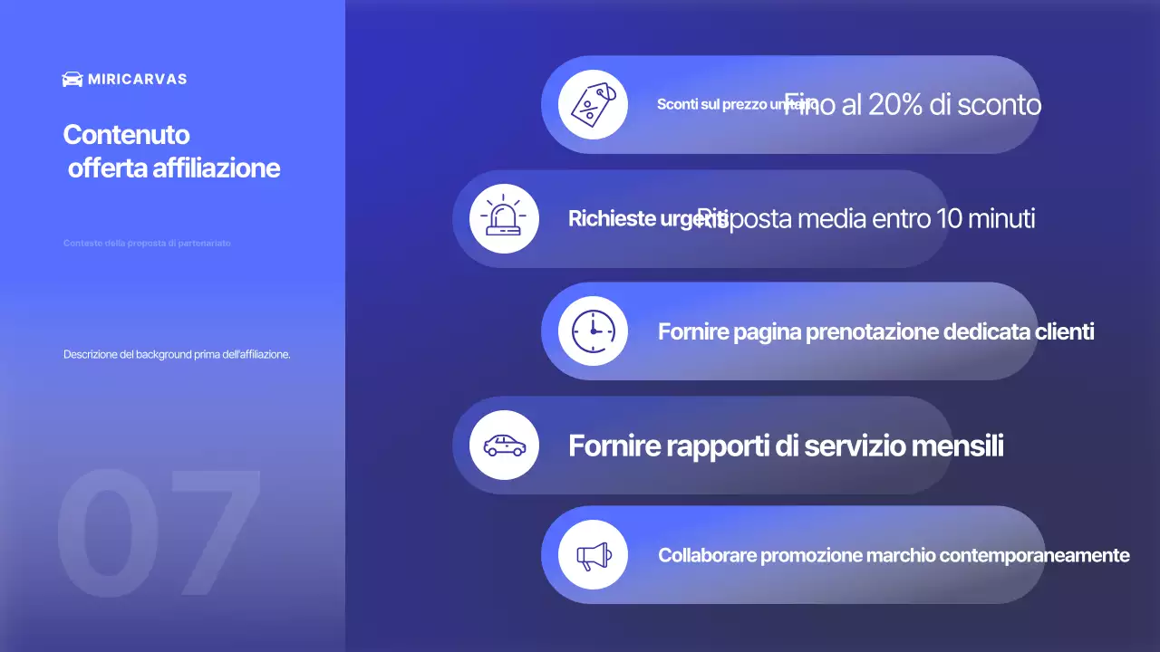 Pubblicità di auto moderna blu