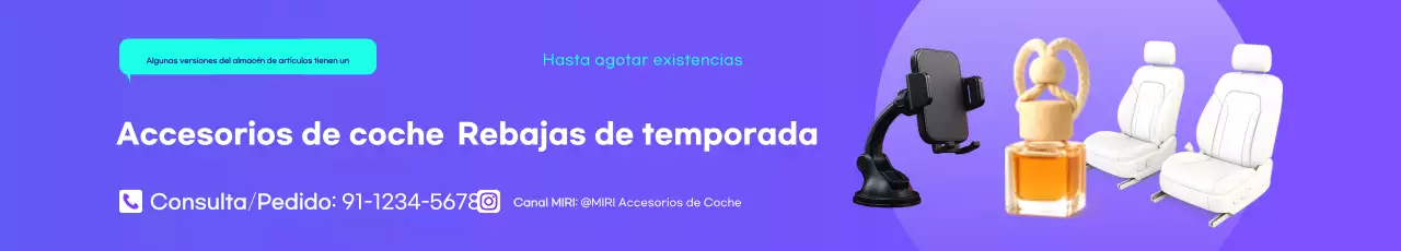 Venta de accesorios para autos limpios Yeon Bora