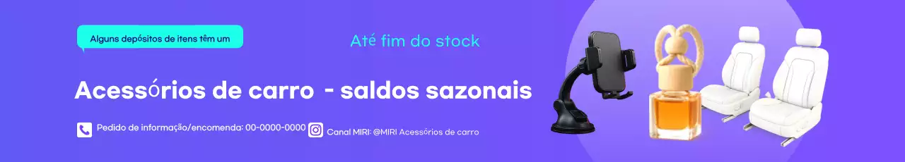 Promoção de acessórios para carros limpos Yeon Bora