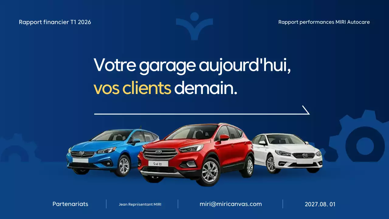 Rapport d'analyse Blue Modern