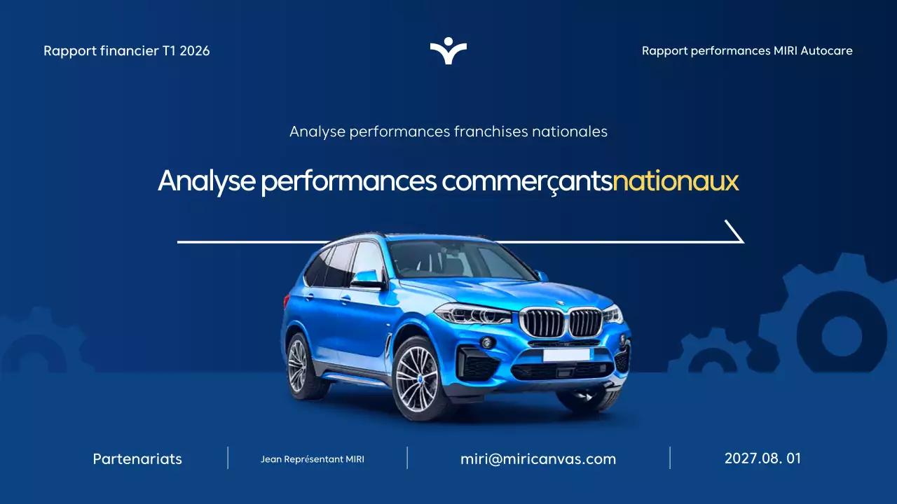 Rapport d'analyse Blue Modern