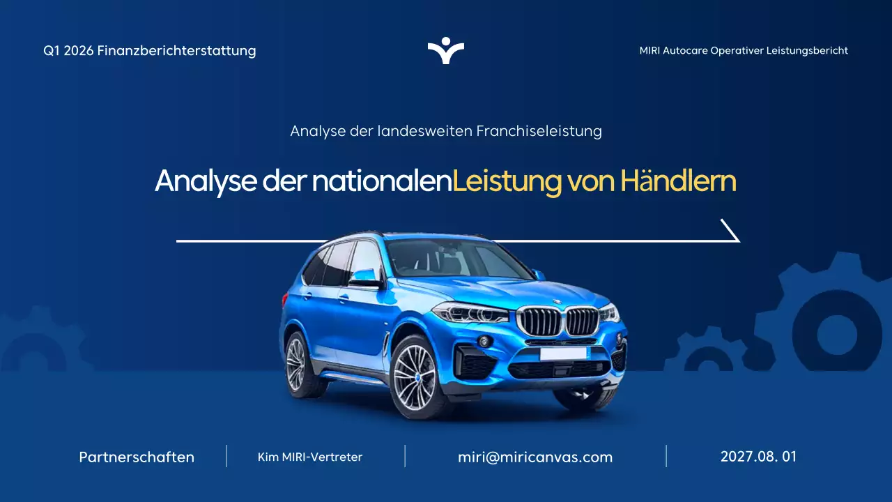 Blue Modern-Analysebericht