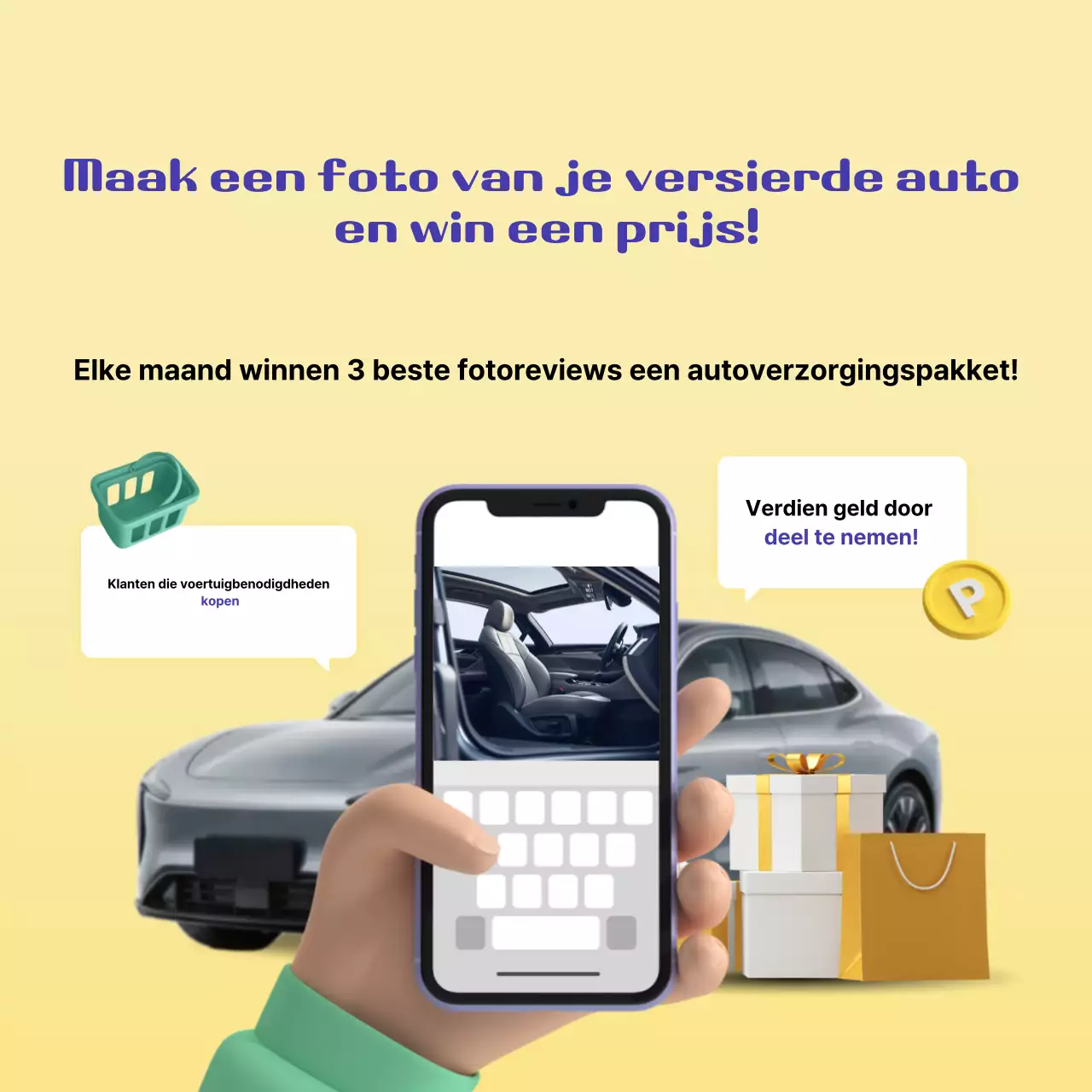 Beige Modern Auto-evenement