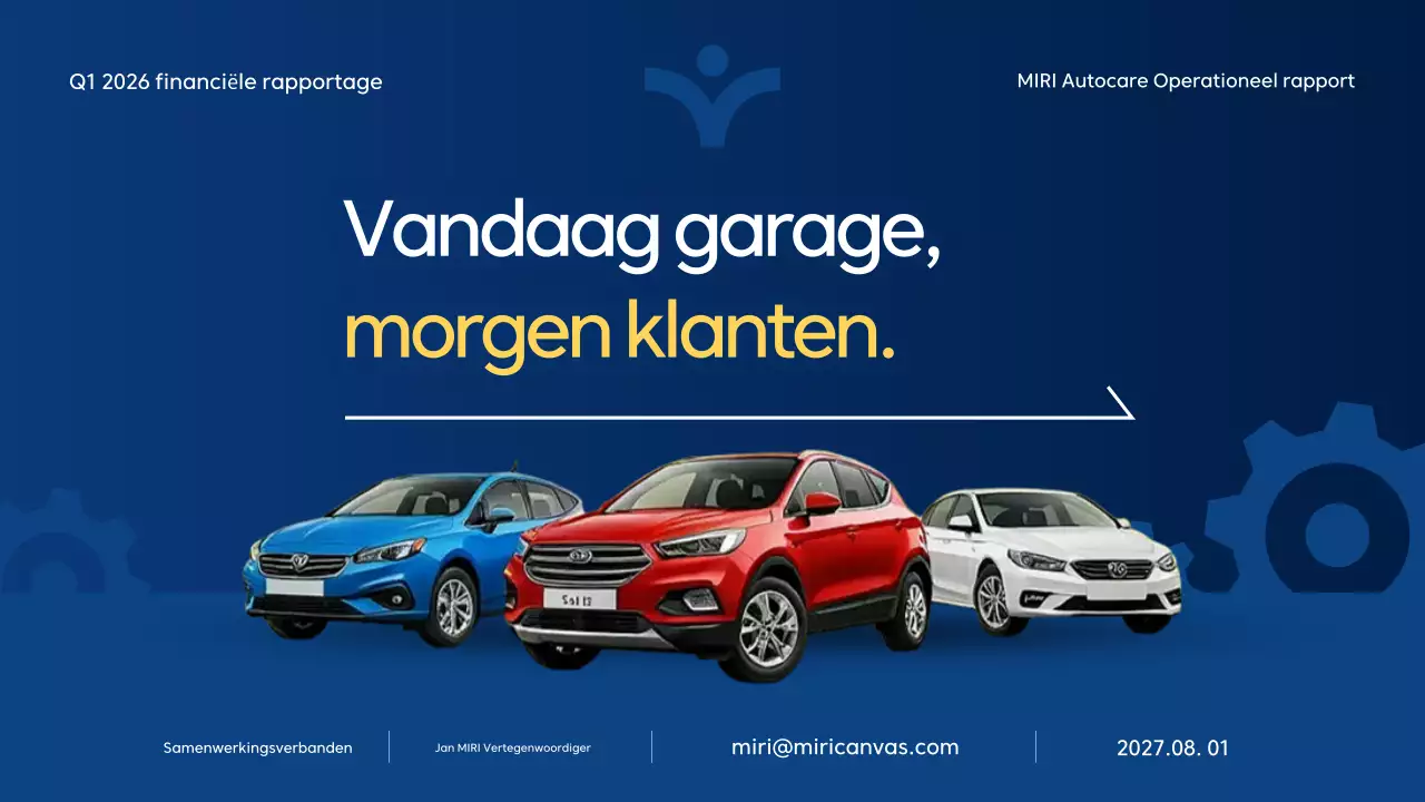 Blue Modern Analyse Rapport