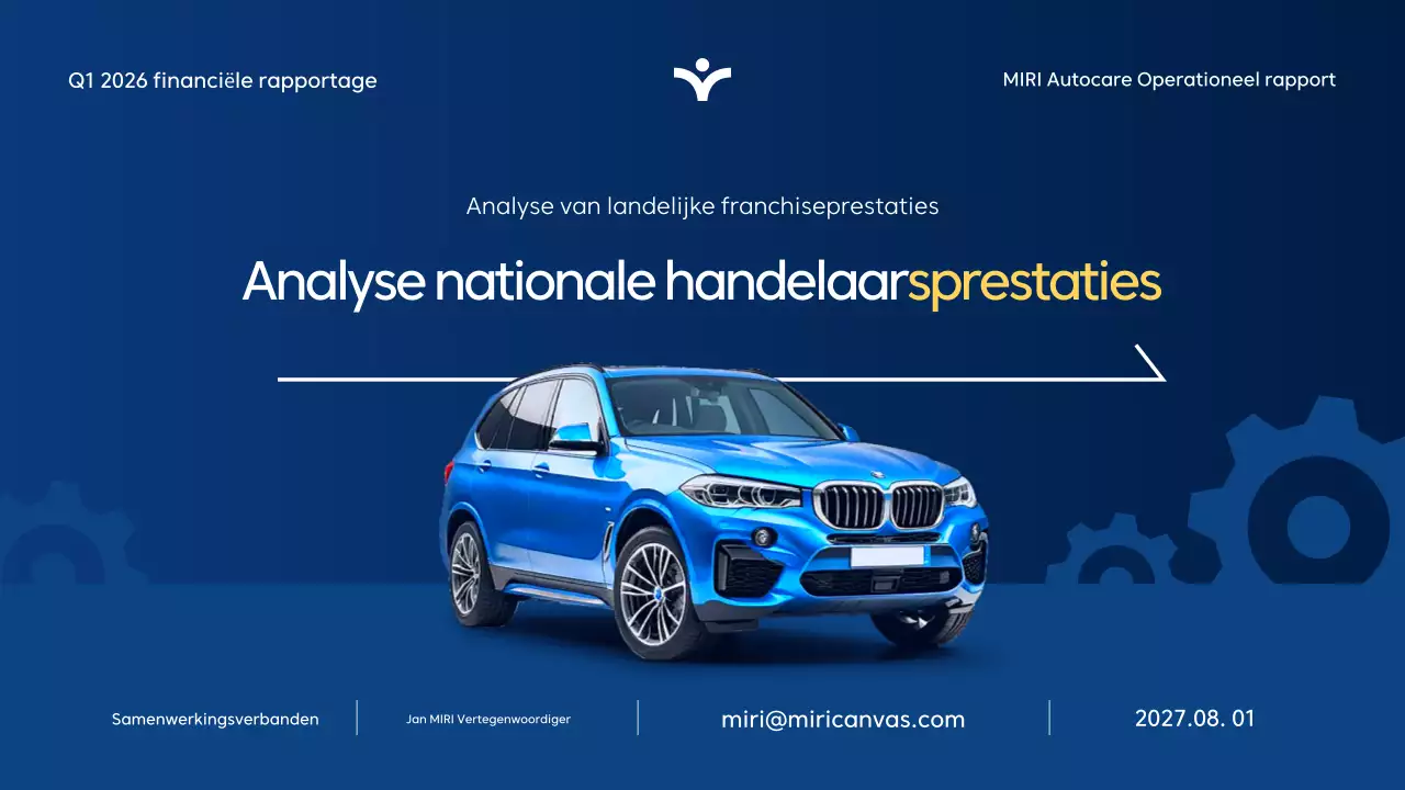 Blue Modern Analyse Rapport