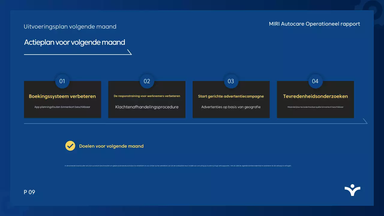 Blue Modern Analyse Rapport