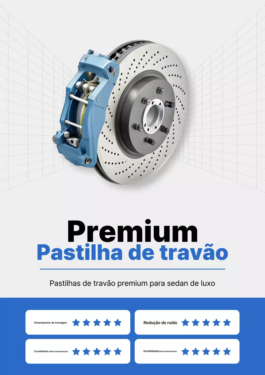 Promoção de produtos para carros modernos cinza