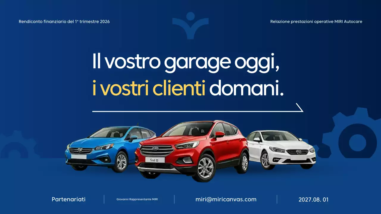 Rapporto di analisi Blue Modern