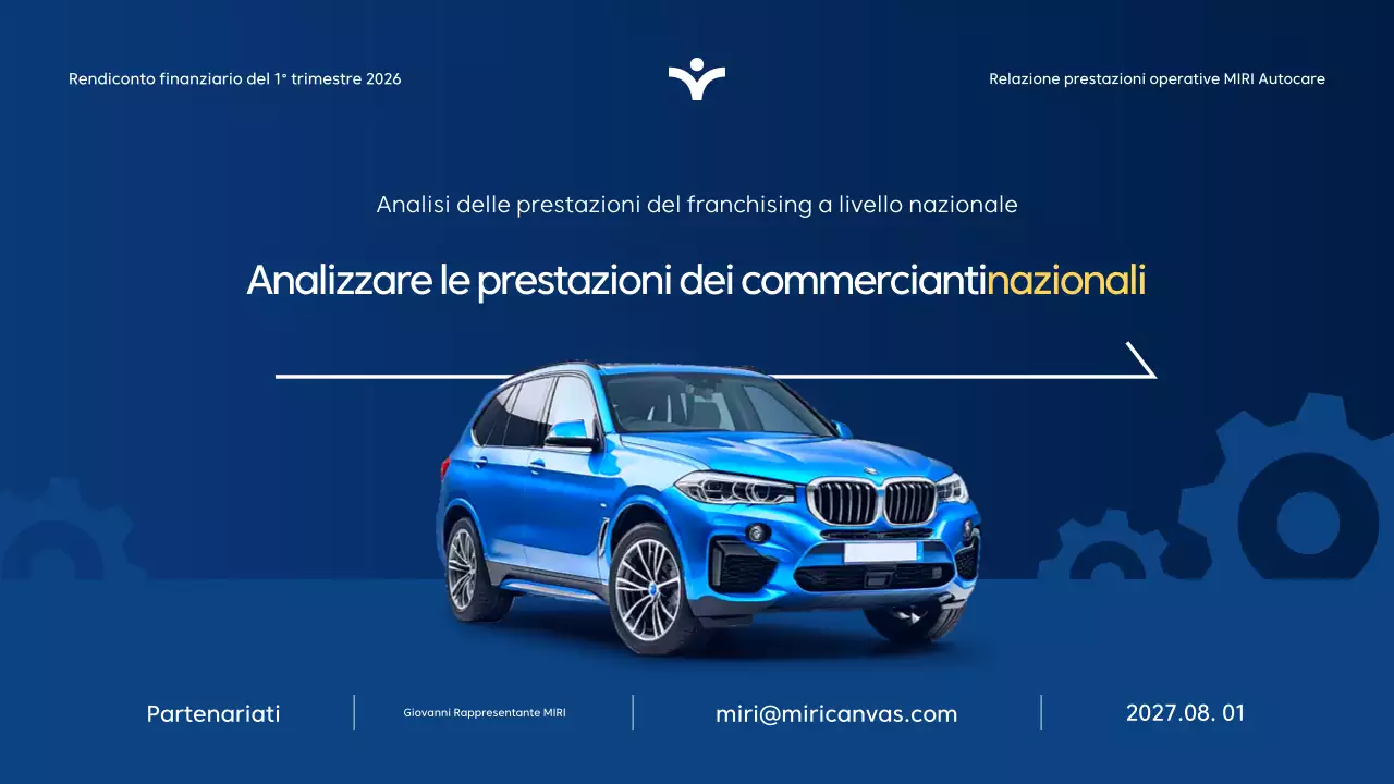 Rapporto di analisi Blue Modern