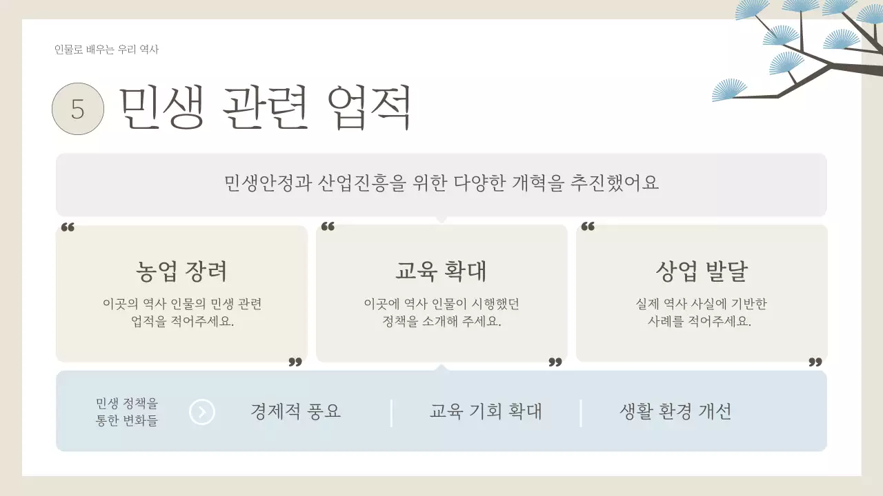 베이지 전통 역사 소개 교육 자료