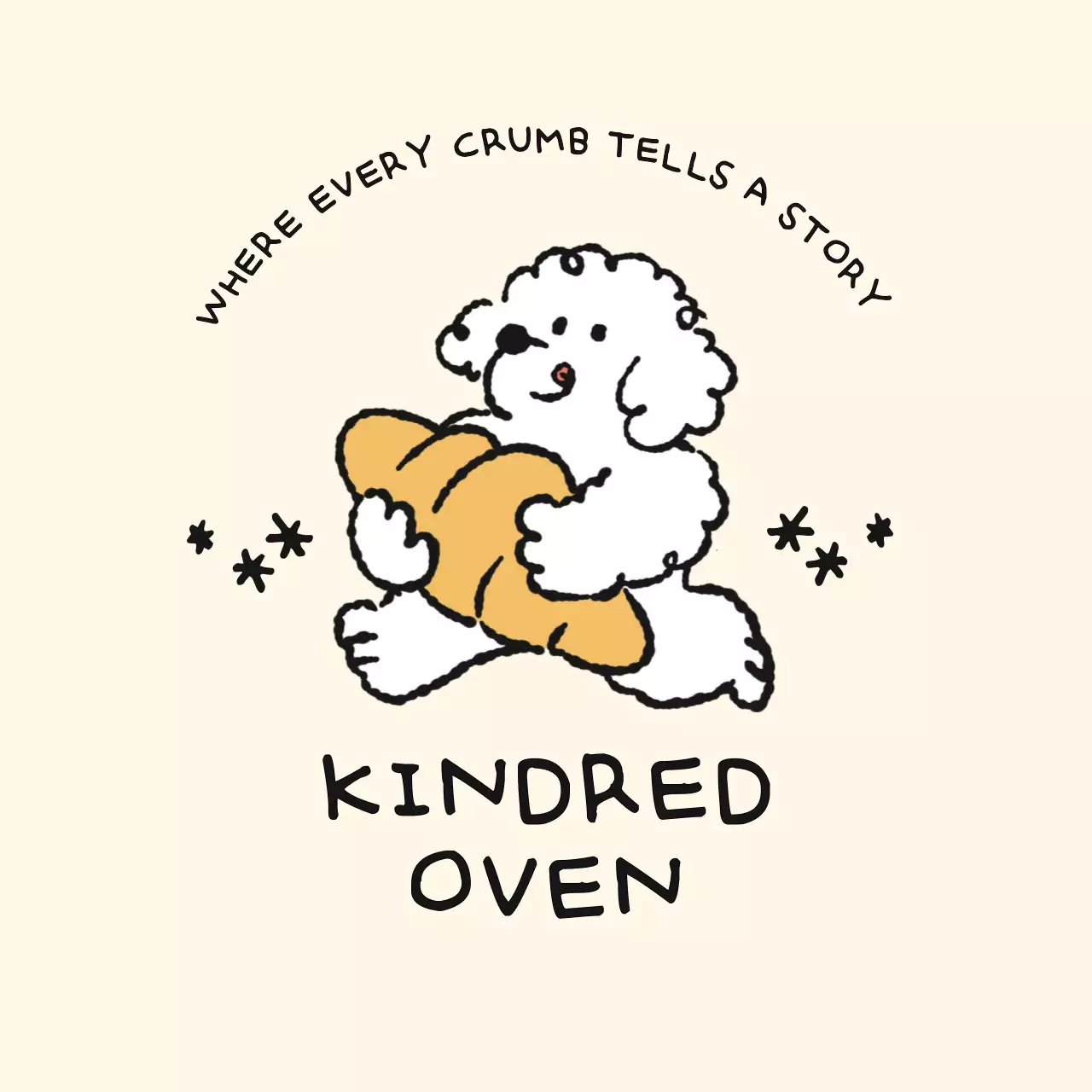 白 シンプル ベーカリー ロゴ ロゴベーカリーイラスト