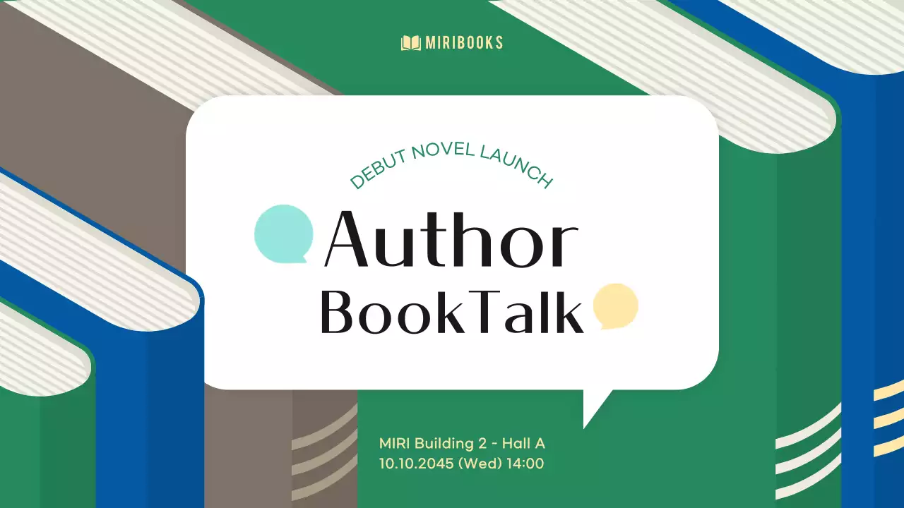 Green Modern Book Event Schedule Presentation