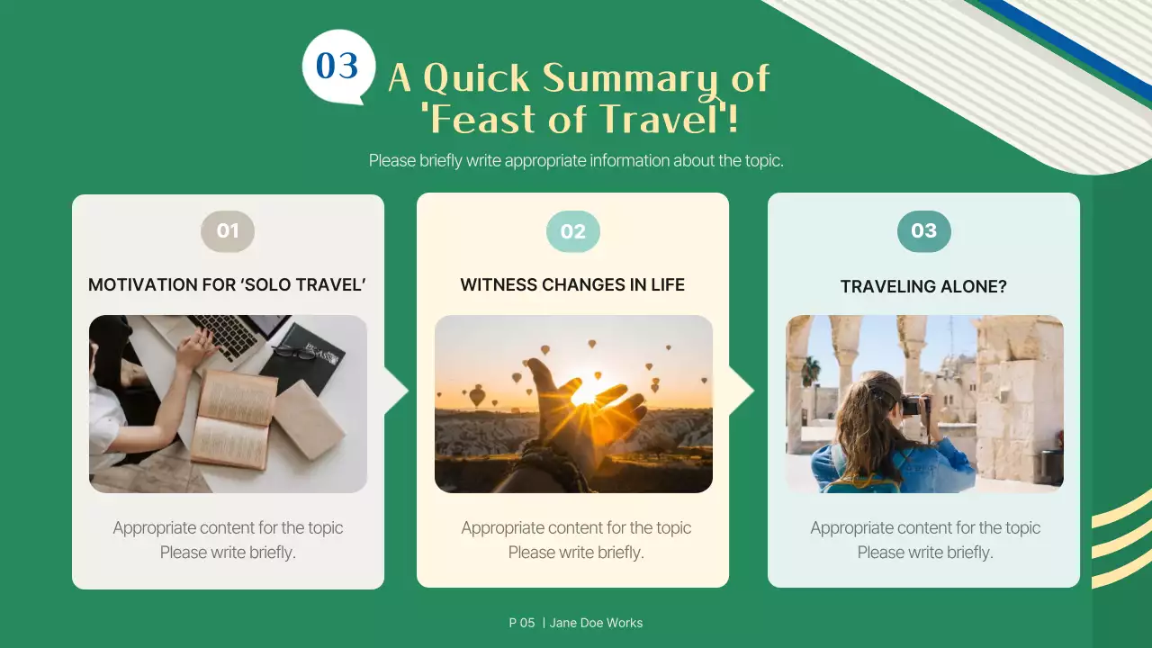 Green Modern Book Event Schedule Presentation