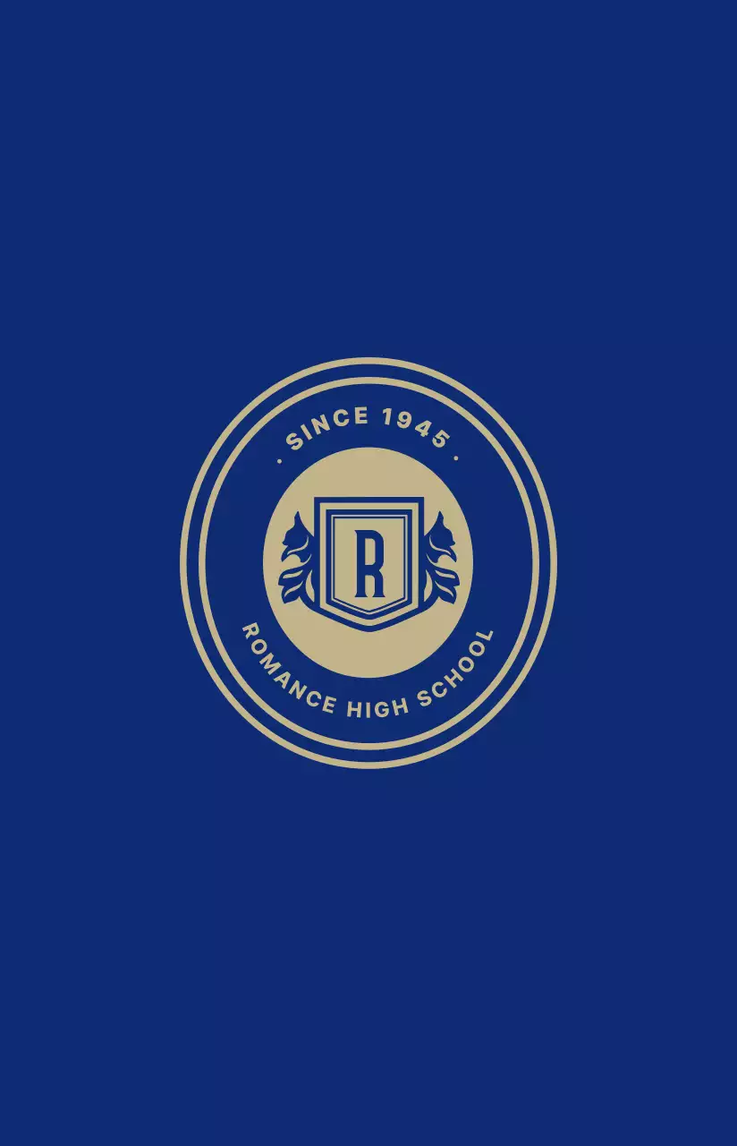 파랑 심플 학생증 디자인