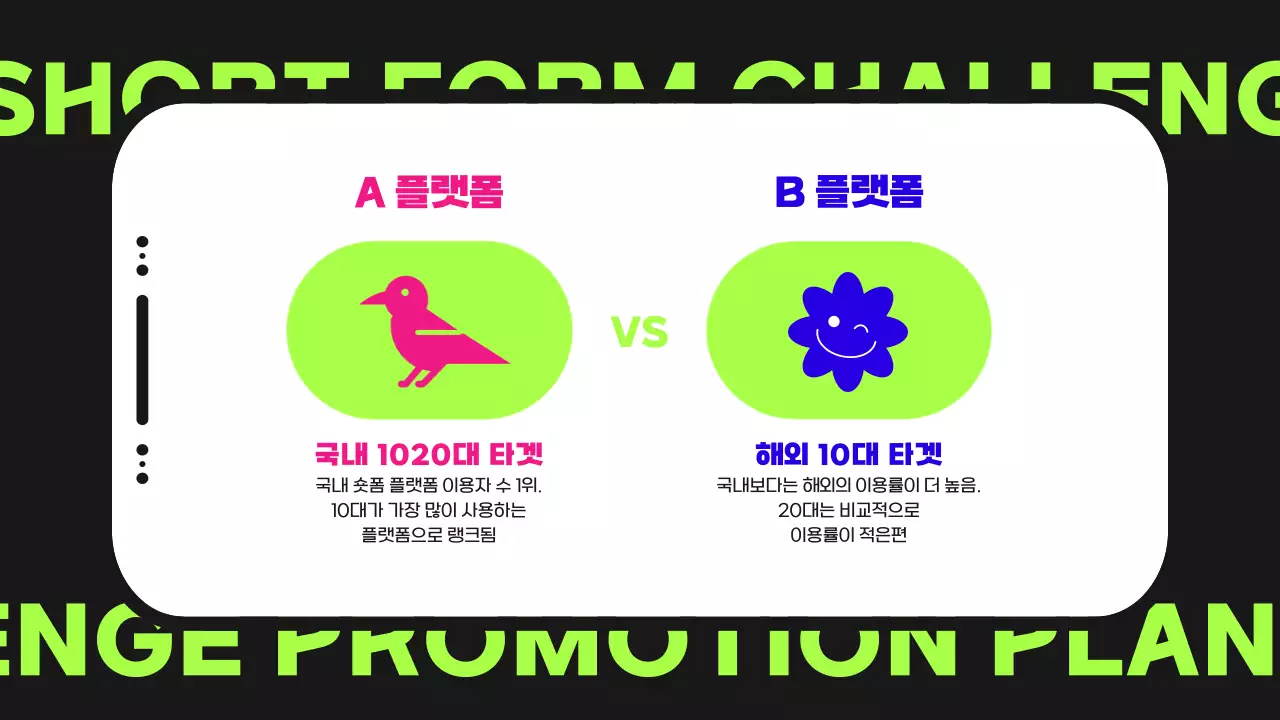 블랙 펑키 컨셉의 보이그룹 챌린지 마케팅