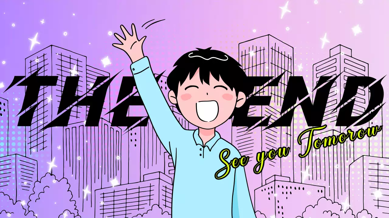 보라색 배경의 키치하고 코믹한 웹툰 스타일 멤버쉽 가이드 