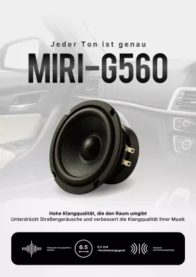 schwarze moderne Autowerbung